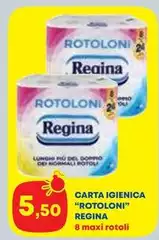 Regina - Carta Igienica "Rotoloni" Regina - Carta Igienica "Rotoloni"