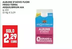 Aia - Albume D'Uovo Fuori Frigo Terra Aequilibrium