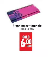 Solo - Planning Settimanale