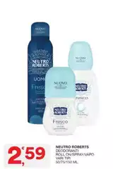 Neutro Roberts - Deodorante Roll O N°spray Neutro Roberts - Deodorante Roll O N°spray
