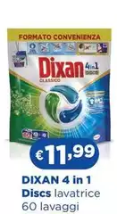 Dixan - 4 In 1 Discs Lavatrice