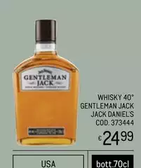 Jack Daniels - Whisky 40° Gentleman Jack Jack Daniels - Whisky 40° Gentleman Jack