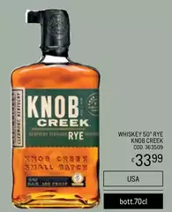 Whiskey 50" Rye Knob Creek Whiskey 50" Rye Knob Creek