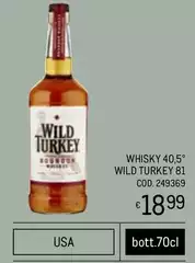 Whisky 40,5° Wild Turkey 81 Whisky 40,5° Wild Turkey 81