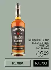 Jameson - Irish Whiskey 40° Black Barrel Jameson - Irish Whiskey 40° Black Barrel