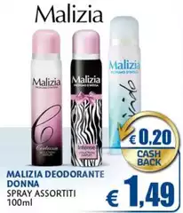 Malizia - Deodorante Donna Spray Assortiti Malizia - Deodorante Donna Spray Assortiti