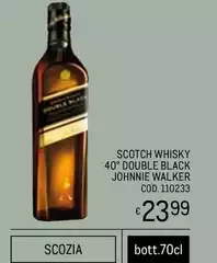 Johnnie Walker - Scotch Whisky 40° Double Black Johnnie Walker - Scotch Whisky 40° Double Black