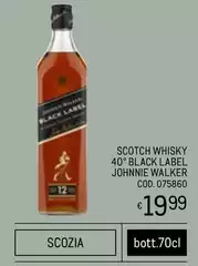 Johnnie Walker - Scotch Whisky 40° Black Label Johnnie Walker - Scotch Whisky 40° Black Label