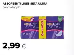 Lines - Assorbenti Seta Ultra