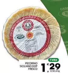 Pecorino Siciliano DOP Fresco