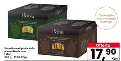 I Mori - Panettone Al Pistacchio O Nero I Mori - Panettone Al Pistacchio O Nero