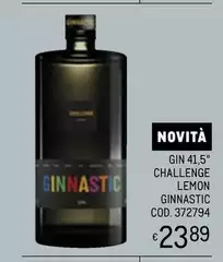 Gin 41,5° Challenge Lemon Ginnastic