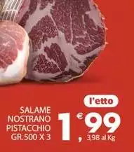 Salame Nostrano Pistacchio