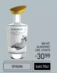 Gin 40° Alkkemist Cod.372675