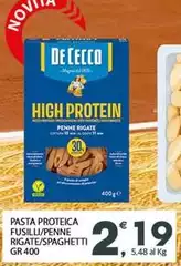 De Cecco - Pasta Proteica Fusilli/penne Rigate/Sphagetti De Cecco - Pasta Proteica Fusilli/penne Rigate/Sphagetti