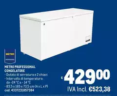 Intervallo - Metro Professional Congelatore Intervallo - Metro Professional Congelatore