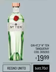Tanqueray - Gin 47,3 N° Ten
