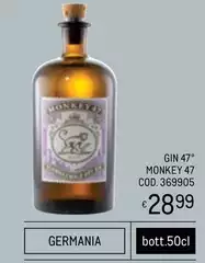 Monkey 47 - Gin 47° 47 Cod. 369905