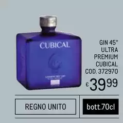 Gin 45° Ultra Premium Cubical