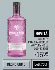 Gin 41.3° Pink Grapefruit