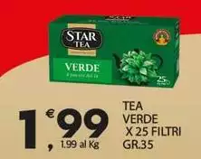 Star - Tea Verde X 25 Filtri