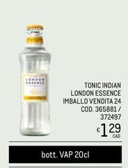 Essence - Tonic Indian London  Imballo Vendita 24 Cod. 365881/ 372497