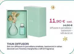 Set Con Diffusore In Porcellana + Descorati Con L'Iconica Margherita E Refill Di Fragranza Set Con Diffusore In Porcellana + Descorati Con L'Iconica Margherita E Refill Di Fragranza