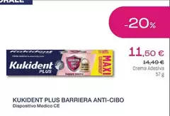 Kukident -  Plus Barriera Anti-cibo