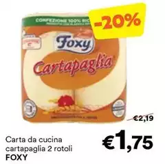 Foxy - Carta Da Cucina Cartapaglia Foxy - Carta Da Cucina Cartapaglia
