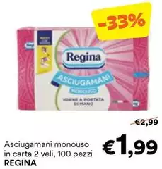 Regina - Asciugamani Monouso In Carta Regina - Asciugamani Monouso In Carta