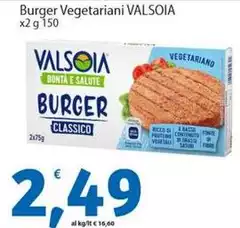 Valsoia - Burger Vegetariani Valsoia - Burger Vegetariani