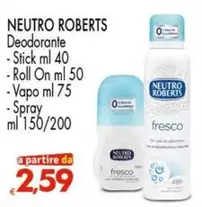 Neutro Roberts - Deodorante Neutro Roberts - Deodorante