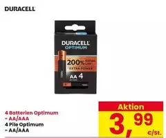 Duracell - 4 Pile Optimum Duracell - 4 Pile Optimum