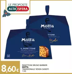 Motta - Panettone Bruno Barbieri Motta - Panettone Bruno Barbieri