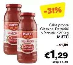Mutti - Salsa Pronta Classica, Datterini O Pizzutello