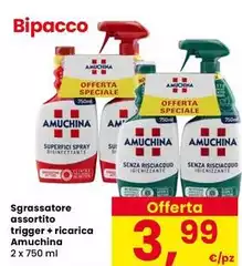 Amuchina - Sgrassatore Trigger + Ricarica