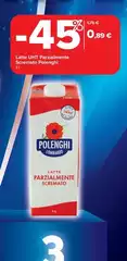 Polenghi - Latte UHT Parzialmente Scremato Polenghi - Latte UHT Parzialmente Scremato