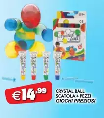 Giochi preziosi - Crystal Ball Scatola 4 Pezzi