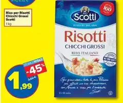 Scotti - Riso Per Risotti Chicchi Grossi Scotti - Riso Per Risotti Chicchi Grossi