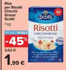 Scotti - Riso Per Risotti Chicchi Grossi Scotti - Riso Per Risotti Chicchi Grossi