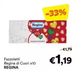 Regina - Fazzoletti Di Cuori X10 Regina - Fazzoletti Di Cuori X10