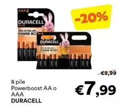 Duracell - 8 Pile Powerboost Aaa O Aaa Duracell - 8 Pile Powerboost Aaa O Aaa