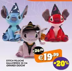 Grandi giochi - Stitch Peluche Halloween