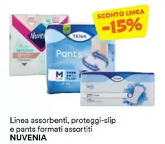 Nuvenia - Linea Assorbenti, Proteggi-slip E Pants