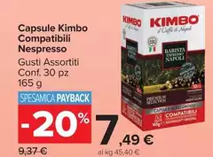 Kimbo - Capsule Compatibili Nespresso