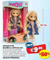 Giochi preziosi - Unique Eyes Bambola Articolata