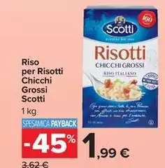 Scotti - Riso Per Risotti Chicchi Grossi Scotti - Riso Per Risotti Chicchi Grossi