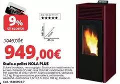 Stufa A Pellet Nola Plus