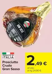 Sasso - Prosciutto Crudo Gran Sasso - Prosciutto Crudo Gran