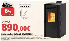 Stufa a pellet 8 Wi-Fi Plus